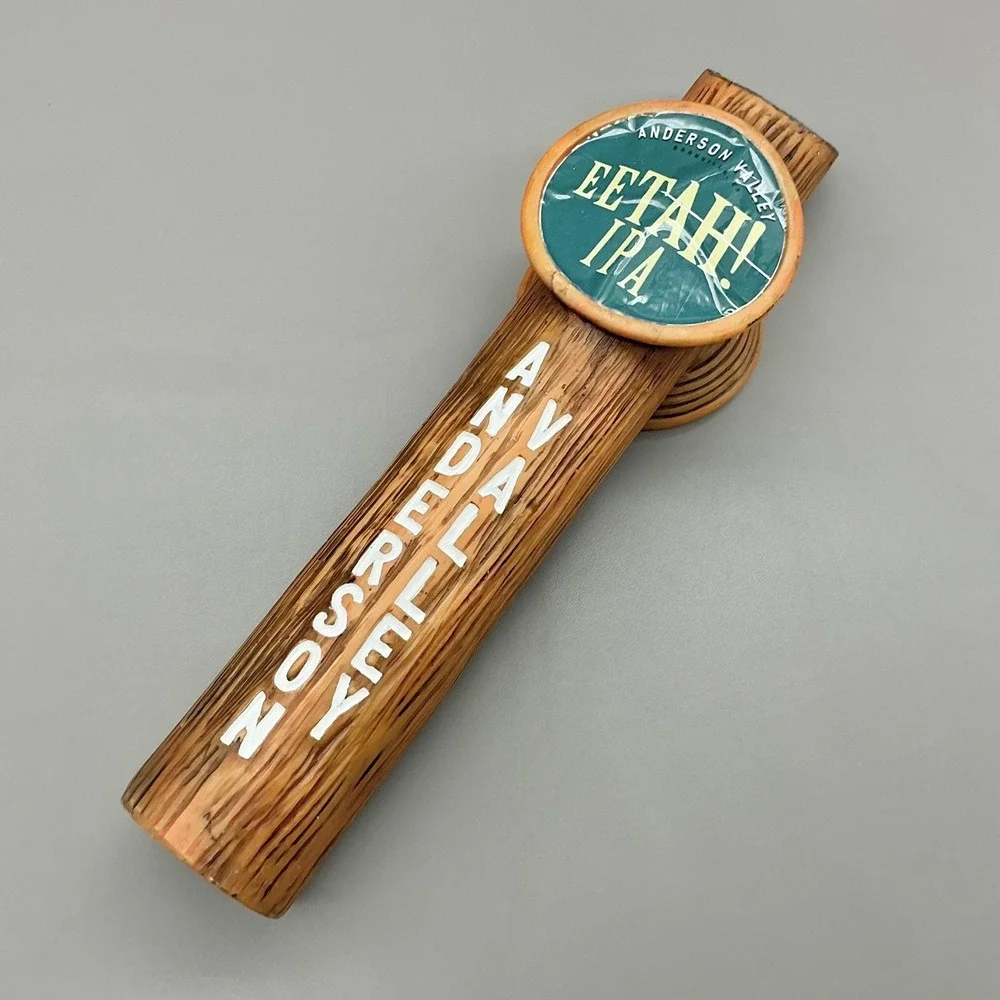 Anderson‎ Valley Eetah IPA Beer Tap Handle Brown Wood Look Draft Bar Decor